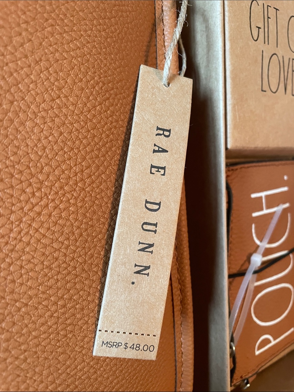 Rae Dunn Caramel Tan Crossbody Bag with Removable Straps - Picture 3 of 3